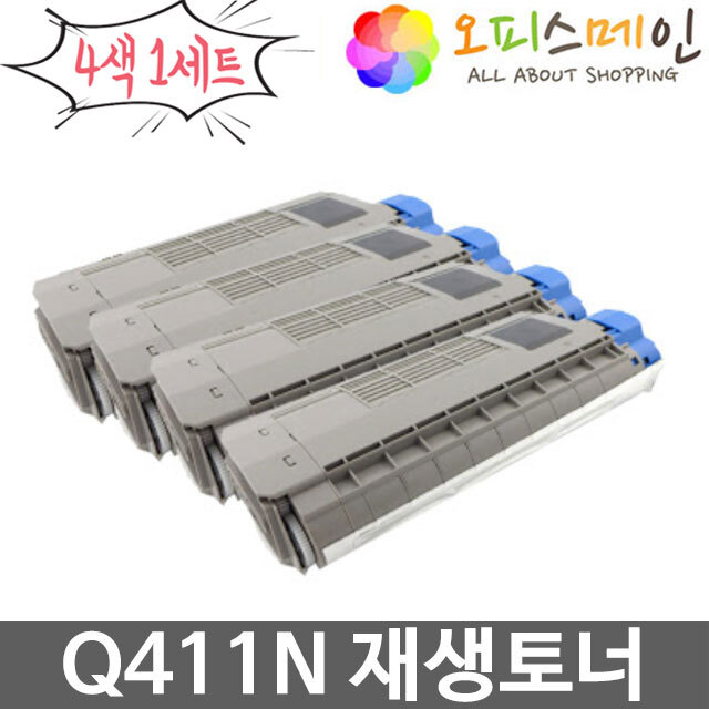신도리코 Q411N 4색세트 프린터 재생토너 Q411T10K신도리코