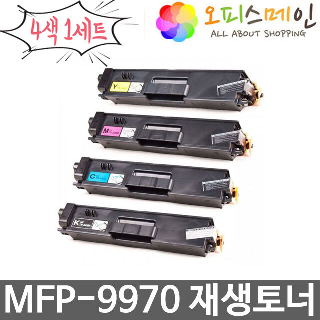 브라더 MFP-9970 4색세트 프린터 재생토너 TN-348브라더